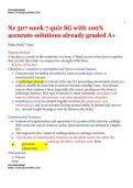 Nr 507 week 7 quiz SG with 100&percnt; accurate solutions already graded A&plus;