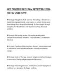 MFT PRACTICE SET EXAM REVIEW FILE 2026 TESTED QUESTIONS