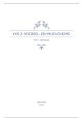 Samenvatting VVGII Voedsel- en Milieuchemie 