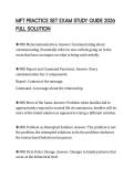 MFT PRACTICE SET EXAM STUDY GUIDE 2026 FULL SOLUTION