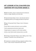 MFT LICENSURE ACTUAL EXAM PAPER 2026 QUESTIONS WITH SOLUTIONS GRADED A&plus;
