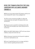 RCDD TEST TDMMV14 PRACTICE TEST 2026 QUESTIONS WITH ACCURATE ANSWERS GRADED A&plus;