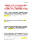 MO BAIL BOND &lpar;TIM'S CLASS&rpar; 2026  QUESTIONS AND ANSWERS &vert; A&plus;  GRADED &vert; WITH EXPERT SOLUTIONS 