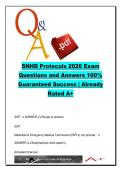 SNHD Protocols 2026 &ndash; Southern Nevada Health District EMT &ndash; 100&plus; Exam Questions & Answers on Scope of Practice&comma; Trauma Triage&comma; DNR&comma; Medications & EMS Operations