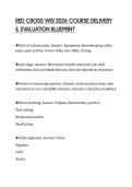 RED CROSS WSI 2026 COURSE DELIVERY & EVALUATION BLUEPRINT
