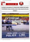 Test Bank for Introduction to Criminal Justice&comma; 10th Edition by Robert M&period; Bohm & Keith N&period; Haley &vert; All Chapters &vert; Verified Q&A