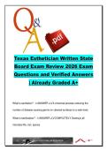 TEXAS ESTHETICIAN   EXAM COMPLETE PACKAGE DEAL