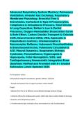 Advanced Respiratory System Mastery&colon; Pulmonary Ventilation&comma; Alveolar Gas Exchange&comma; Respiratory Membrane Physiology&comma; Bronchial Tree & Bronchioles&comma; Surfactant & Type II Pneumocytes&comma; Compliance & Intrapleural Pressure&comma; Tidal Volume & Lung Capacities&comma; Dalton&rsquo;