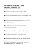 N4325 KNOWLEDGE CHECK FINAL PREPARATION MANUAL 2026