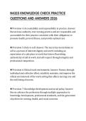 N4325 KNOWLEDGE CHECK PRACTICE QUESTIONS AND ANSWERS 2026
