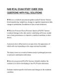 NAB RCAL EXAM STUDY GUIDE 2026 QUESTIONS WITH FULL SOLUTIONS