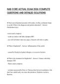 NAB CORE ACTUAL EXAM 2026 COMPLETE QUESTIONS AND DETAILED SOLUTIONS