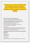 NC Adjuster License Practice EXAM NEWEST 2026 WITH COMPLETE QUESTIONS AND CORRECT DETAILED ANSWERS &lpar;VERIFIED ANSWERS&rpar; PLUS RATIONALES &vert;ALREADY GRADED A&plus;&vert;&vert;BRAND NEW VERSION&excl;&excl;