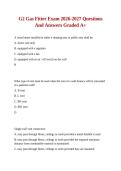 G2 Gas Fitter Exam 2026-2027 Questions And Answers Graded A&plus;