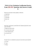 TSSA G2 Gas Technician Certification Practice Exam 2026-2027 Questions And Answers Graded A&plus;