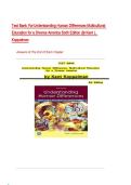 Understanding Human Differences&colon; Multicultural Education for a Diverse America 6th Edition &ndash; Complete Test Bank All Chapters &vert; Verified 100&percnt; Original &vert; A&plus; Grade Study Guide &ndash; Kent L&period; Koppelman &vert; ISBN 978-0135196731
