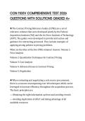 CON 1100V COMPREHENSIVE TEST 2026 QUESTIONS WITH SOLUTIONS GRADED A&plus;