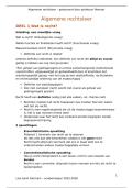 samenvatting algemene rechtsleer&comma; gebaseerd op het boek&comma; de slides en de lessen