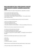 WGU D199 BUNDLED FINAL PAPER 2026&sol;2027 UPDATED  QUESTIONS WITH CORRECT ANSWERS GUARANTEED  PASS
