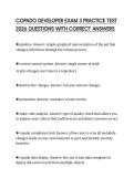 COPADO DEVELOPER EXAM 3 PRACTICE TEST 2026 QUESTIONS WITH CORRECT ANSWERS