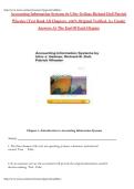 Accounting Information Systems 9th Edition &ndash; Complete Test Bank All Chapters &vert; Verified 100&percnt; Original &vert; A&plus; Grade Study Guide &ndash; Ulric Gelinas&comma; Richard Dull & Patrick Wheeler &vert; ISBN 978-1133934400