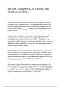 HGD QUIZ 13 &vert; QUESTIONS AND ANSWERS &vert; 2026 UPDATE &vert; 100&percnt; CORRECT