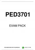 PED3701 MCQ EXAM PACK 2024