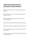 CPACE EXAM ACTUAL PAPER 2026 QUESTIONS SOLUTIONS GRADED A&plus;