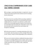 CPACE EXAM COMPREHENSIVE STUDY GUIDE 2026 VERIFIED ANSWERS
