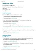 BIO 202 PHYSIOEX LAB REPORTS