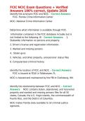 FCIC NCIC Exam Questions &plus; Verified Answers 100- correct&comma; Update 2026