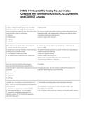 NMNC 1110 Exam 3&colon; The Nursing Process Practice  Questions with Rationales UPDATED ACTUAL Questions  and CORRECT Answers