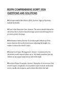 REXPN COMPREHENSIVE SCRIPT 2026 QUESTIONS AND SOLUTIONS