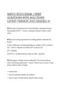 NAFCU NCCO EXAM 1 PREP QUESTIONS WITH SOLUTIONS LATEST VERSION 2025 GRADED A&plus;