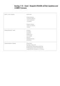 Nursing 1110 - Exam 1 Blueprint UPDATED ACTUAL Questions and  CORRECT Answers