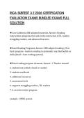 RICA SUBTEST 3 2 2026 CERTIFICATION EVALUATION EXAMS BUNDLED EXAMS FULL SOLUTION