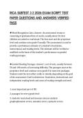 RICA SUBTEST 3 2 2026 EXAM SCRIPT TEST PAPER QUESTIONS AND ANSWERS VERIFIED PASS