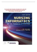 Test Bank for Nursing Informatics and the Foundation of Knowledge&comma; 6th Edition&comma; McGonigle and Mastrian &mdash; Test Bank with Practice Questions and Answers