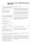 Nursing concepts 1110 Exam 1 UPDATED ACTUAL Questions and  CORRECT Answers