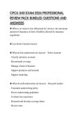 CPCU 540 EXAM 2026 PROFESSIONAL REVIEW PACK BUNDLED QUESTIONS AND ANSWERS