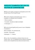 NAGELHOUT EXAMINATION TEST 2026 FULL SOLUTION SET GUARANTEED PASS