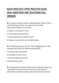 NAHQ PRACTICE CPHQ PRACTICE EXAM 2026 QUESTIONS AND SOLUTIONS FULL VERSION
