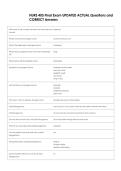NURS 405 Final Exam UPDATED ACTUAL Questions and  CORRECT Answers