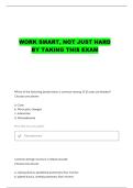 NURSING 607 EXAM 2 QUESTIONS AND CORRECT ANSWERS
