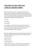 CPEN PRACTICE FINAL PAPER 2026 COMPLETE ANSWERS VERIFIED