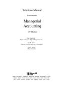 Managerial Accounting 14th Edition Solutions Manual &ndash; Complete Problem Solutions & Explanations &lpar;Latest 2024&rpar;