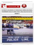 Test Bank for Introduction to Criminal Justice&comma; 10th Edition by Robert M&period; Bohm & Keith N&period; Haley &vert; All Chapters &vert; Verified Q&A