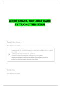 NURS 607 EXAM 1 QUESTIONS AND CORRECT ANSWERS