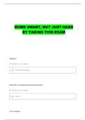 NURS 607 FINAL EXAM REVIEW QUESTIONS AND CORRECT ANSWERS