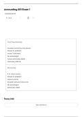Accounting 201 Exam 1 Study Guide &ndash; Practice Questions & Review &lpar;2026&rpar;